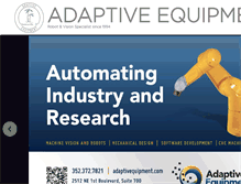Tablet Screenshot of adaptivequipment.com